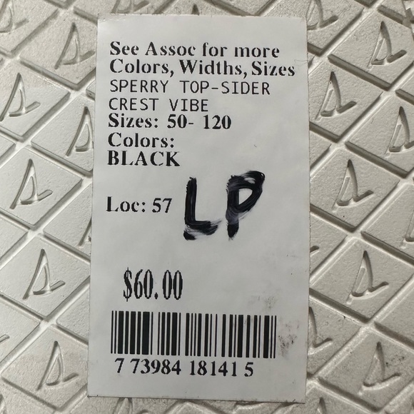 NWT Sperry Women's Size 11 Black Pier Wave Canvas Sneaker - Picture 6 of 7